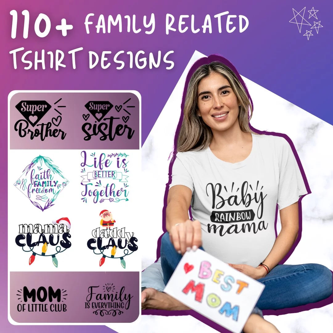 110+ Family Designs Bundle