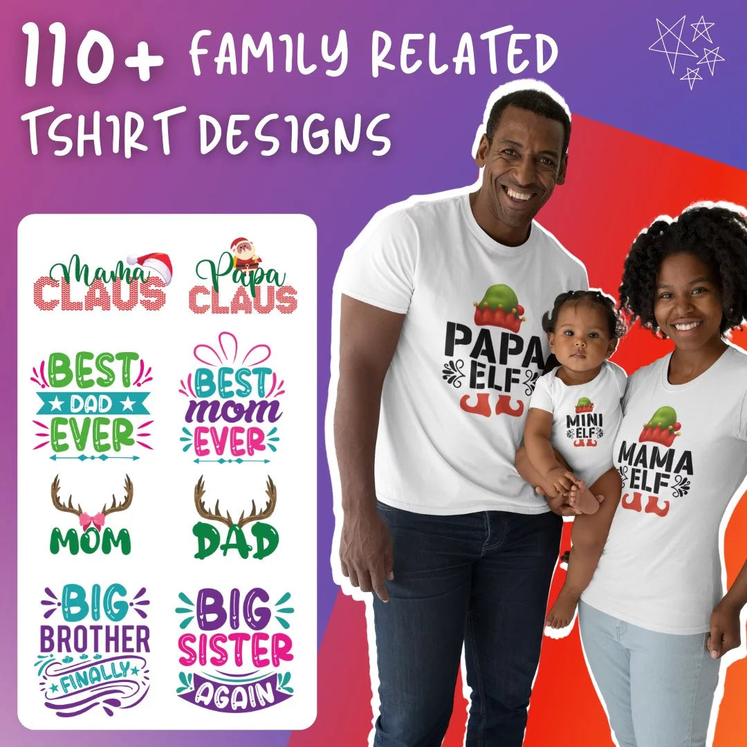 110+ Family Designs Bundle