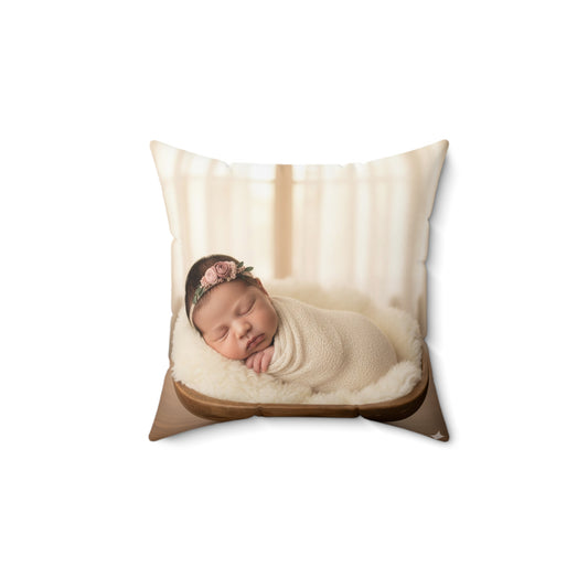 Newborn Birth Stats Pillow
