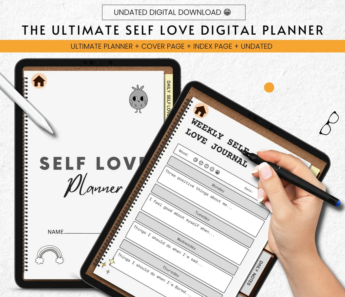 Delicate Self Love Planner