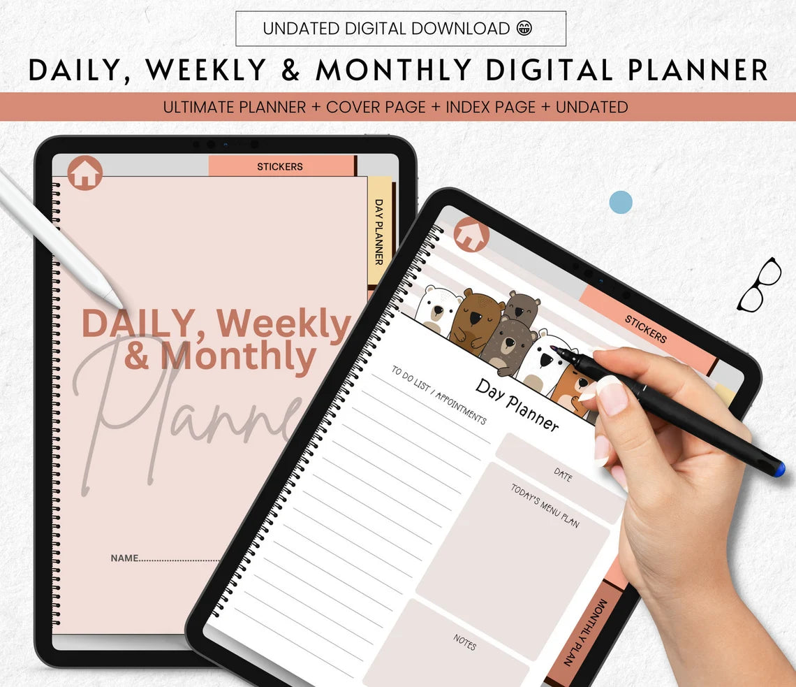 DAILY WEEKLY AND MONTHLY PLANNER