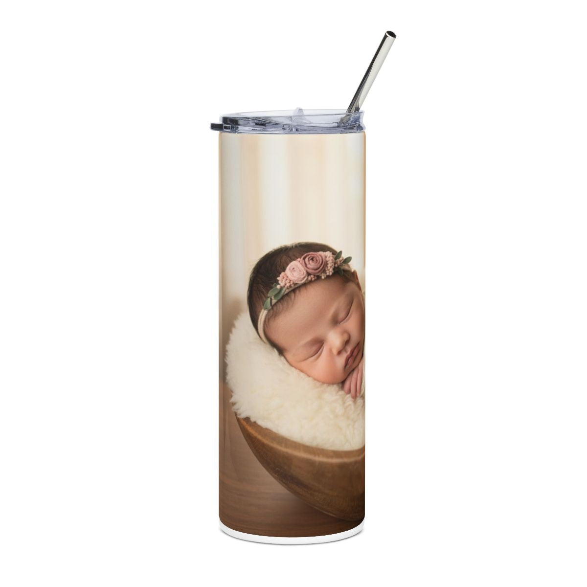 Custom Baby  announcement Photo Tumbler