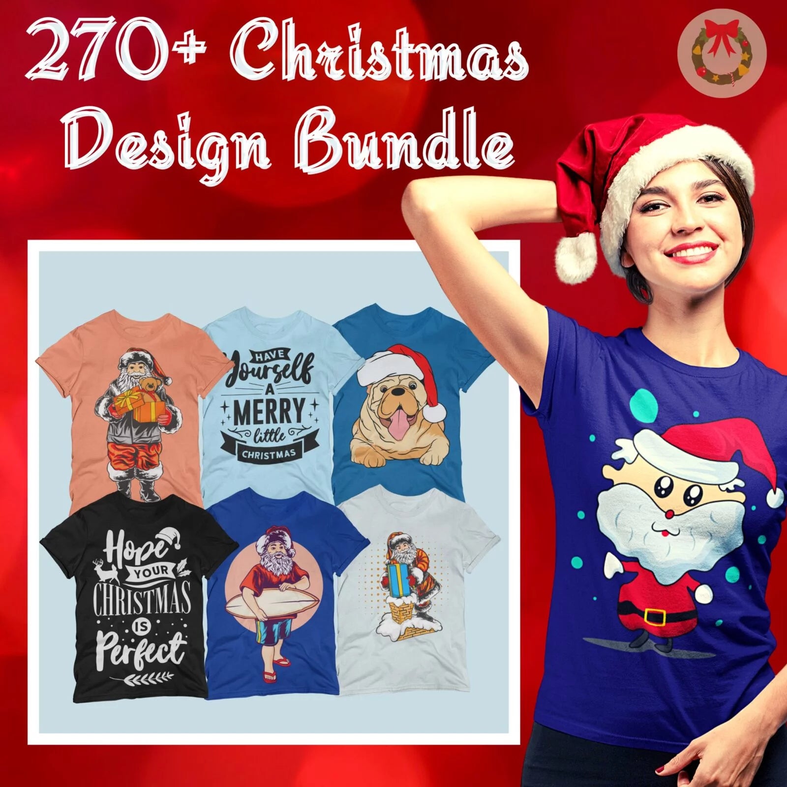 270+ Christmas Design Bundle