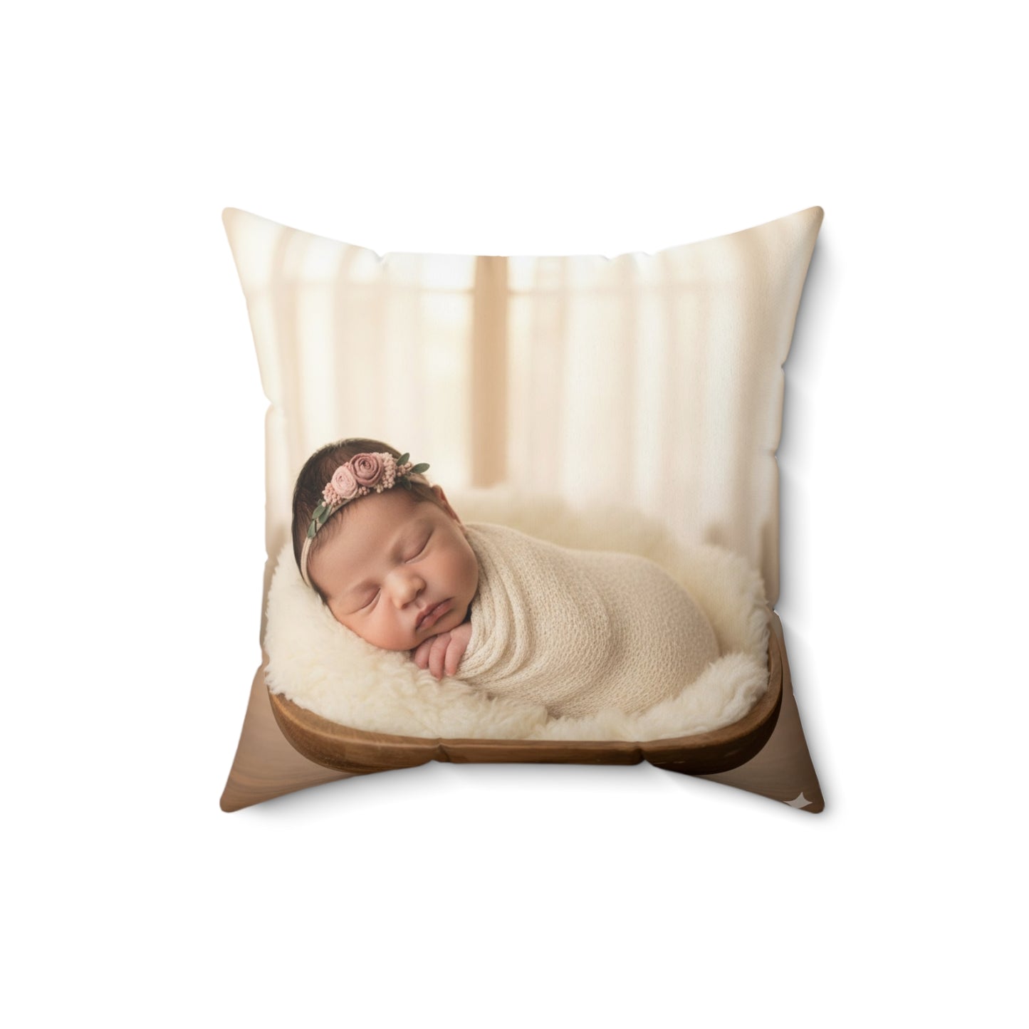 Newborn Birth Stats Pillow