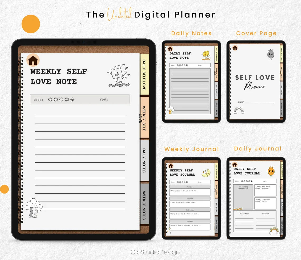 Delicate Self Love Planner