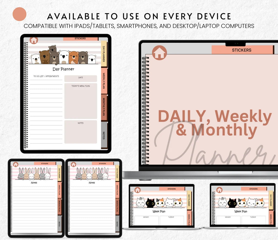 DAILY WEEKLY AND MONTHLY PLANNER