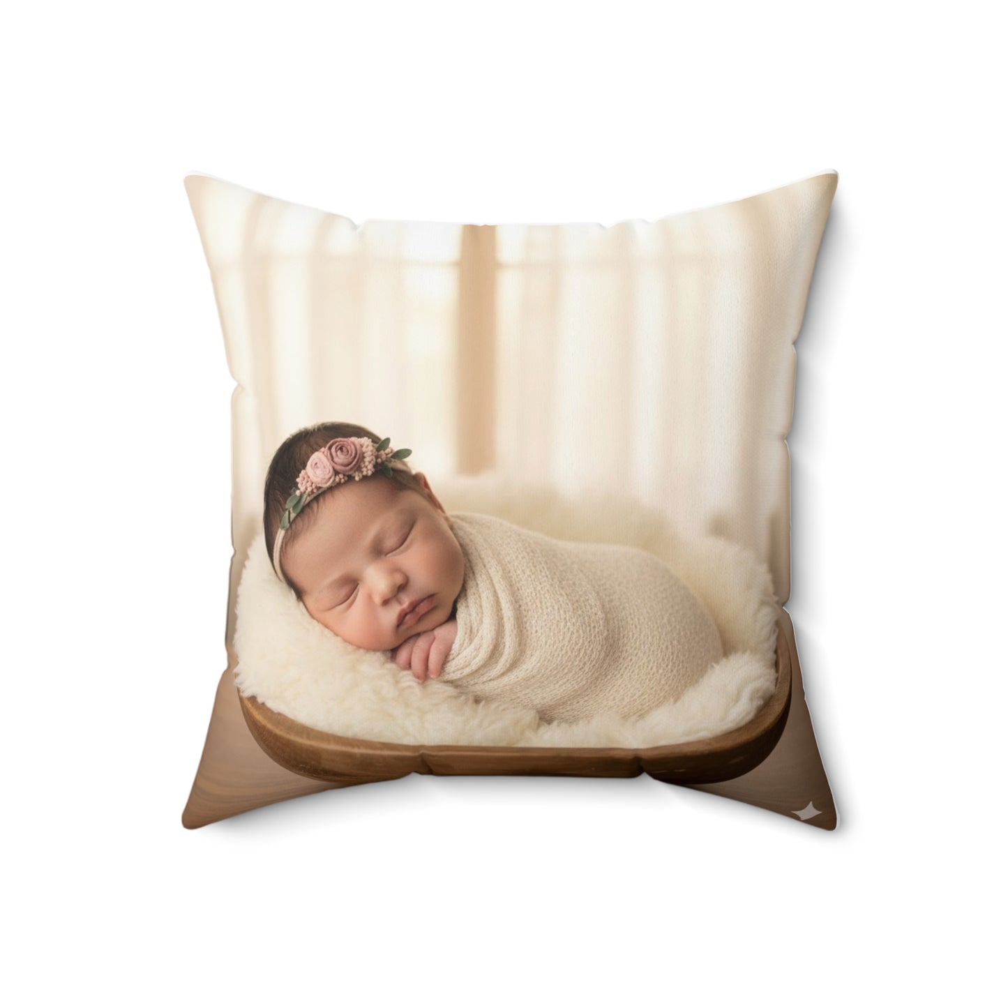 Newborn Birth Stats Pillow