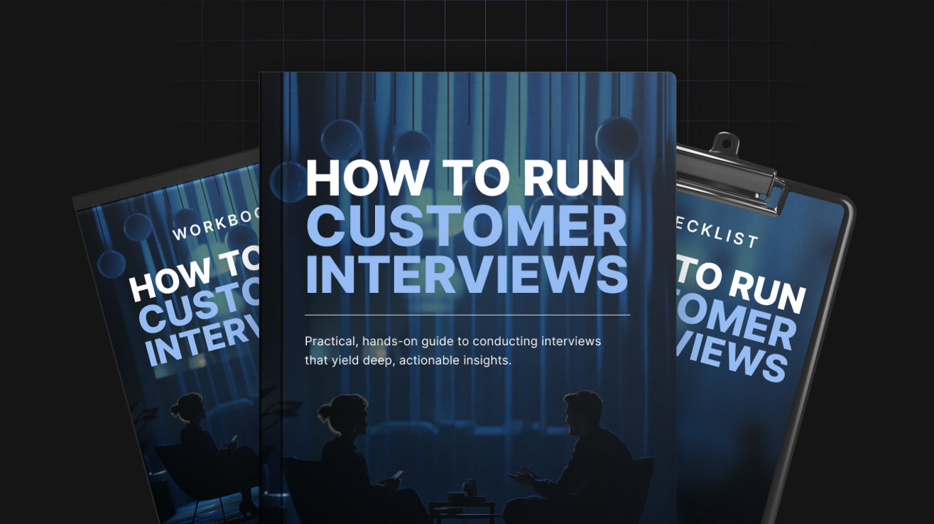 How to Run Effective Customer Interviews - Bundle