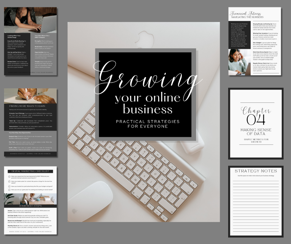 How To Grow Your Online Business eBook - With Photos Included