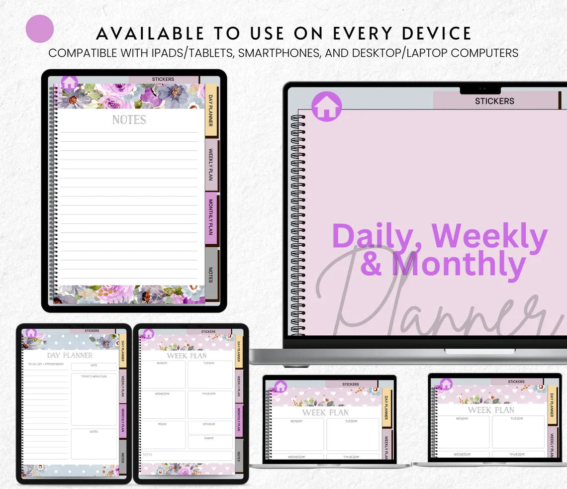 Daily Weekly Monthly Planner