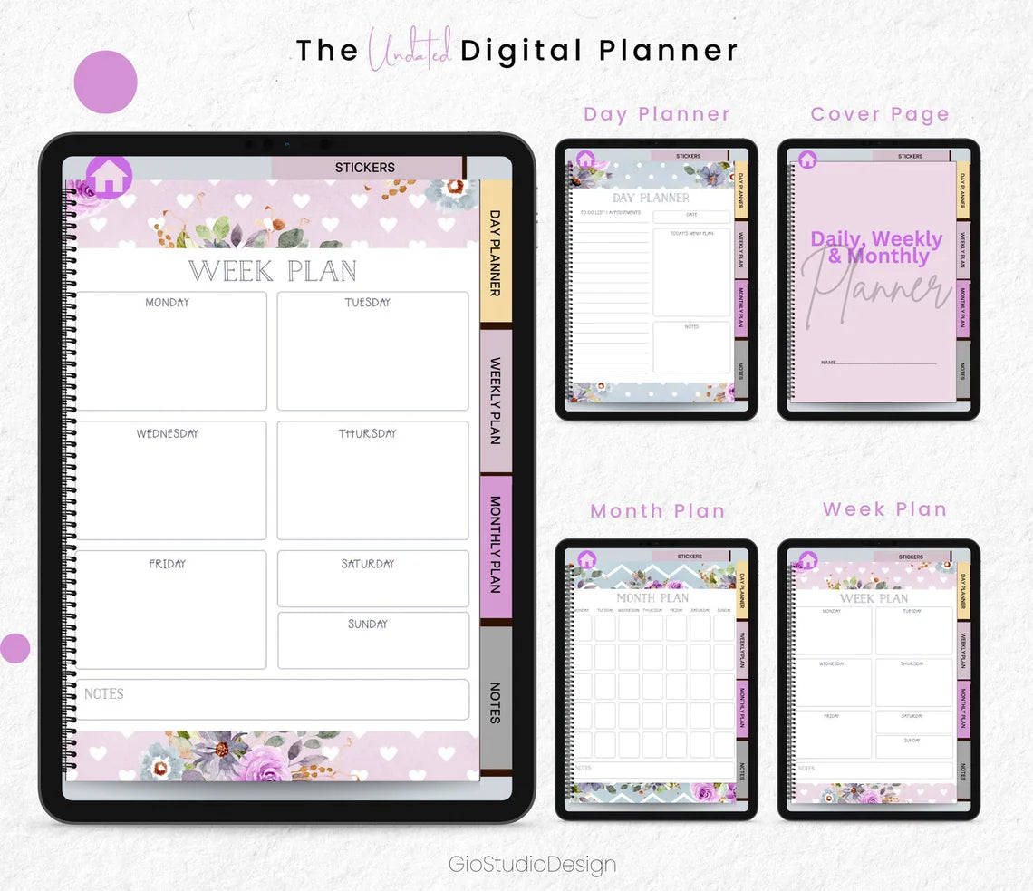 Daily Weekly Monthly Planner